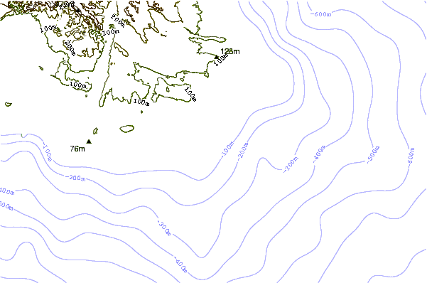 Shoreline around Hopscotch