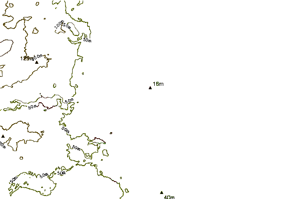 Shoreline around Horse Head Reef