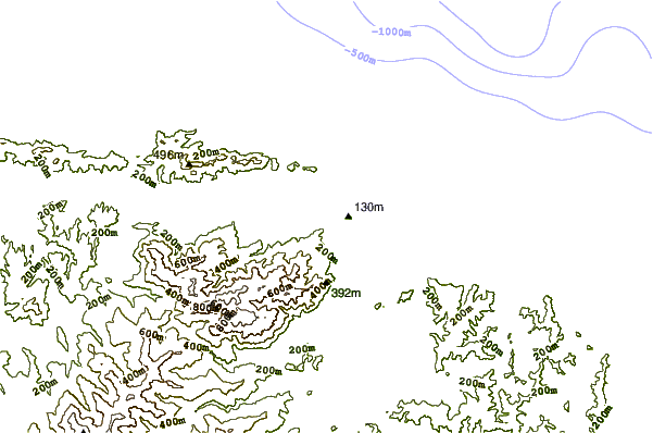 Shoreline around Horseshoe Bay