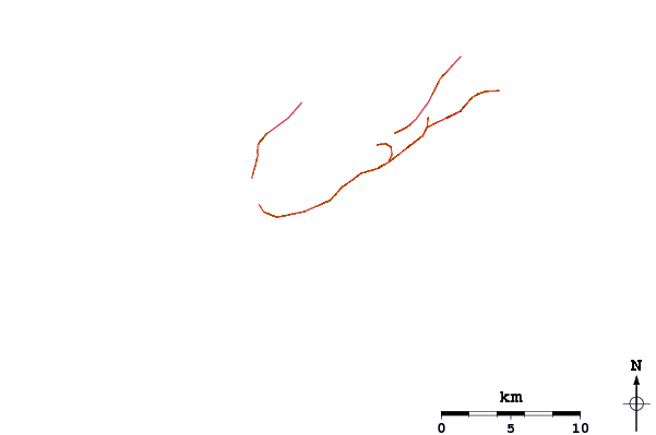 Roads and rivers around Horseshoe Bay