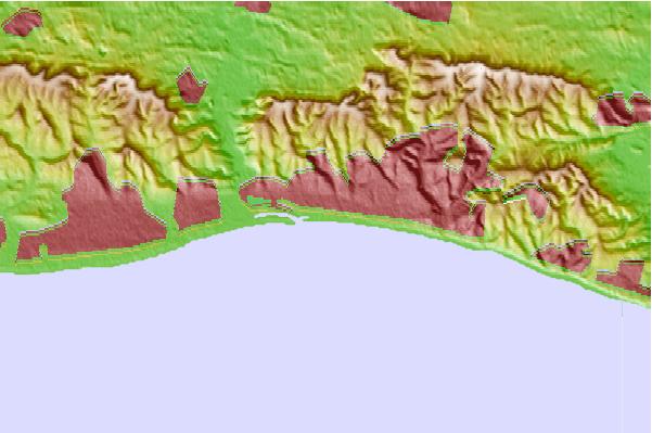 Surf spots located close to Hot pipe
