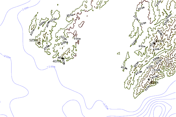 Shoreline around Houghton Bay