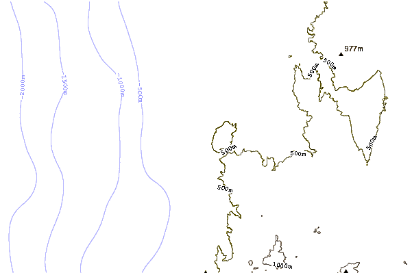 Shoreline around Huascar
