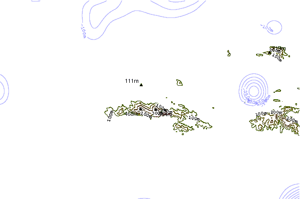 Shoreline around Hull Bay