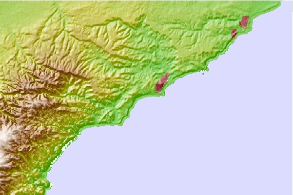 Surf spots located close to Hut Gulley