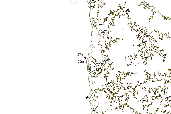 Shoreline around Huzzawouie (Huzzas)