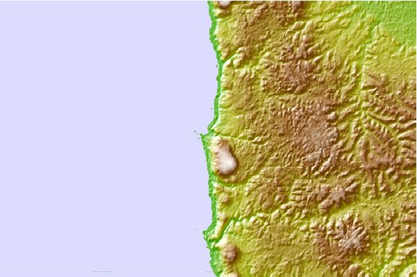 Surf spots located close to Huzzawouie (Huzzas)