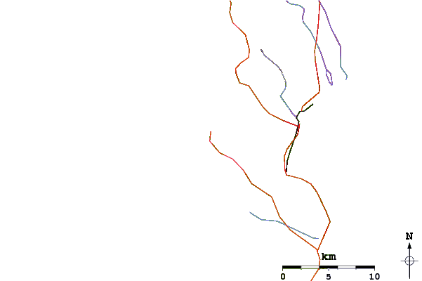Roads and rivers around I and Js