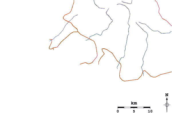 Roads and rivers around Ifira Island