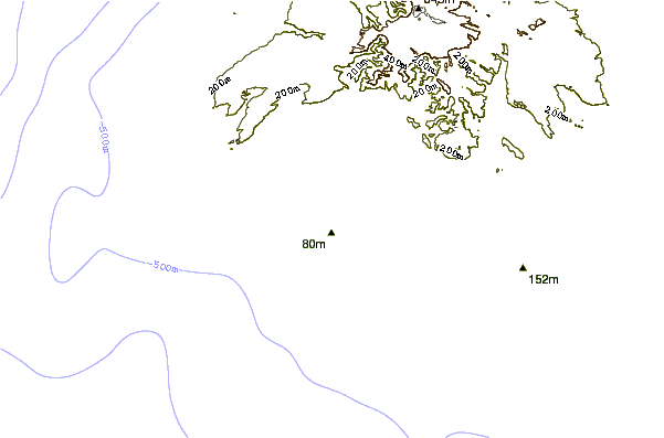 Shoreline around Ifira Island