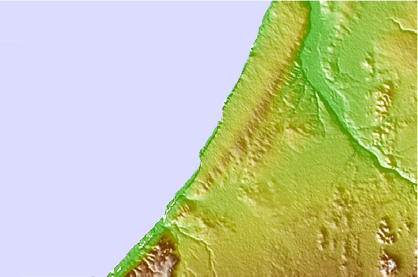 Surf spots located close to Ifni