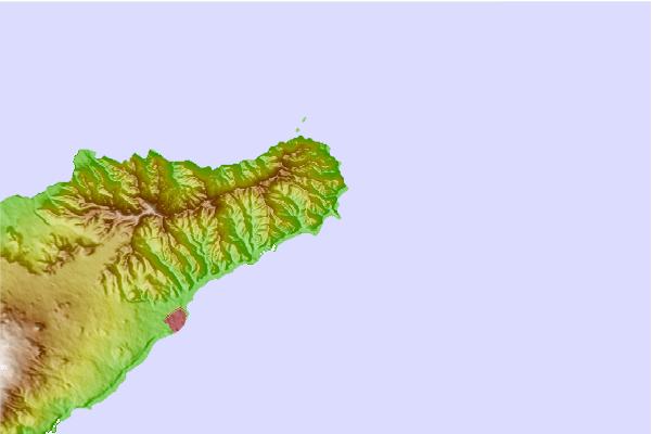 Surf breaks located close to Igueste de San Andres