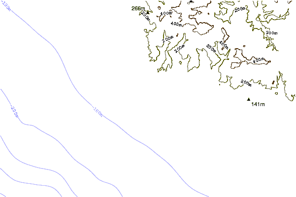 Shoreline around Il Bunker (Santa Marinella)