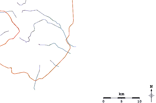 Roads and rivers around Il Convento