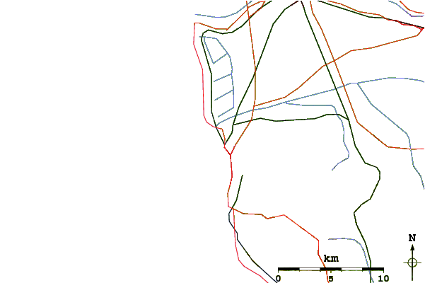Roads and rivers around Il Sale