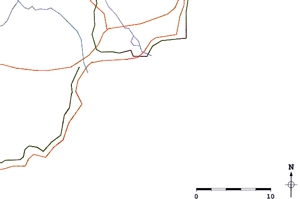 Roads and rivers around Ile St Honorat