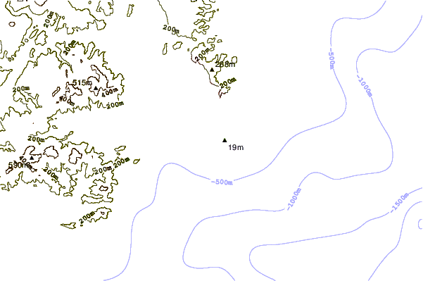 Shoreline around Ile Ste Marguerite