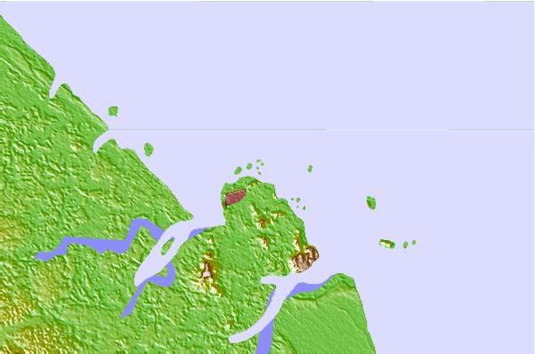 Surf spots located close to Ilet du Novotel