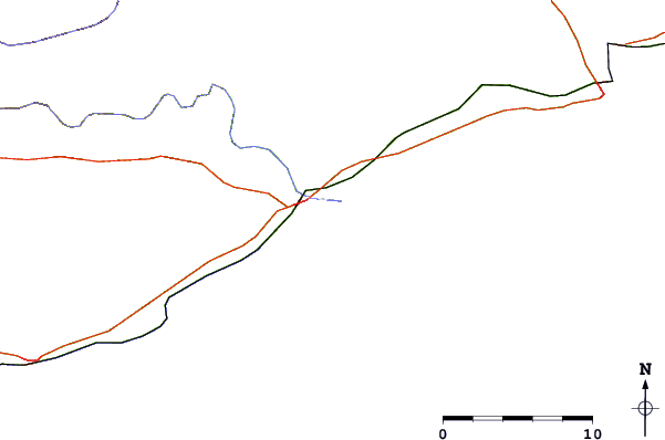 Roads and rivers around Ilha de Tavira