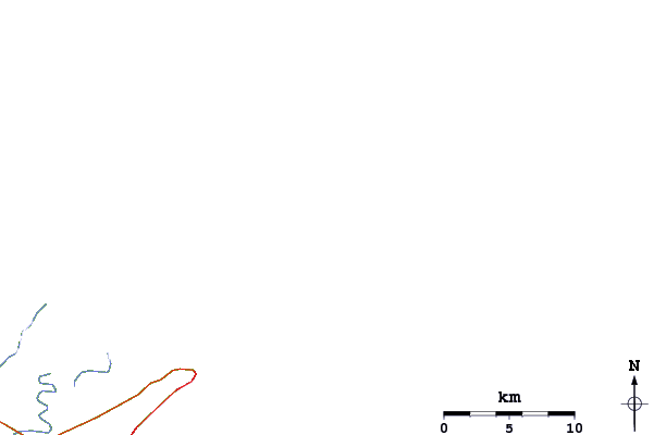 Roads and rivers around Ilha das Pecas