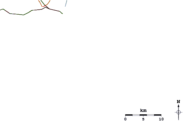 Roads and rivers around Ilha Do Pontal