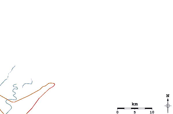 Roads and rivers around Ilhas das Palmas