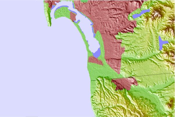 Surf breaks located close to Imperial Beach