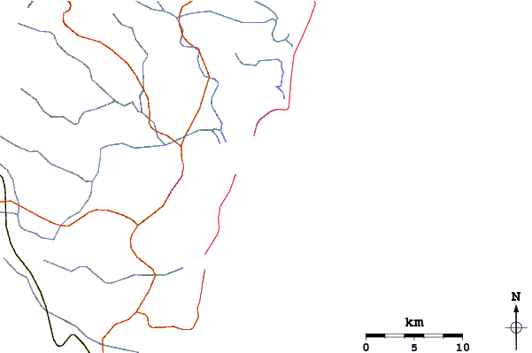 Roads and rivers around Imposivel
