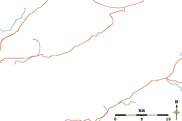 Roads and rivers around Inch Reefs