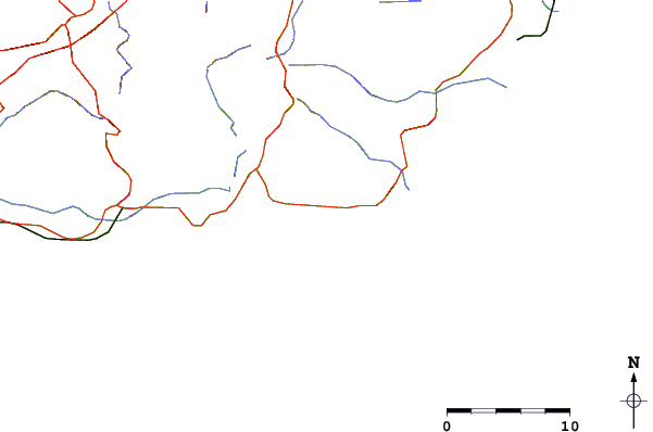 Roads and rivers around Inches
