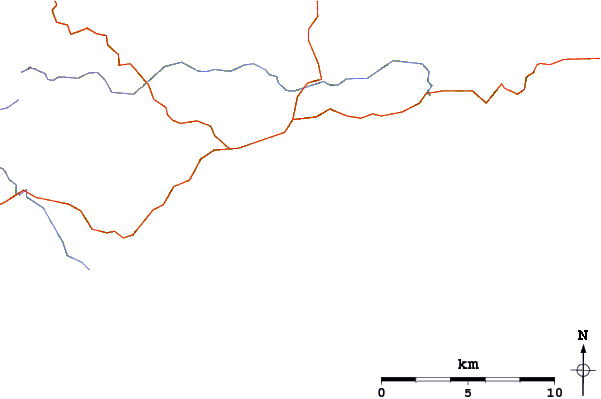 Roads and rivers around Inchydoney