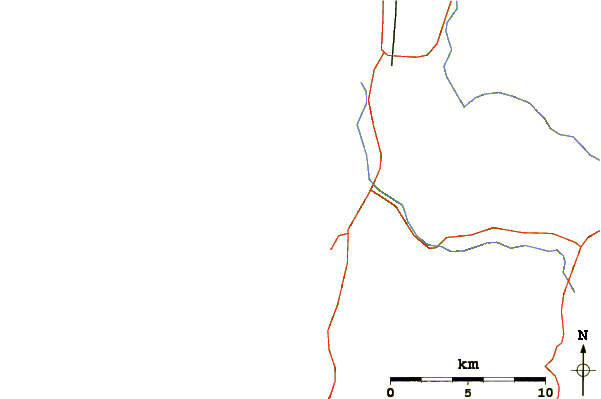 Roads and rivers around Indian Beach/Ecola State Park