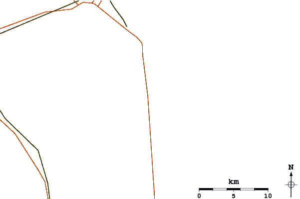 Roads and rivers around Indian River (Northside)