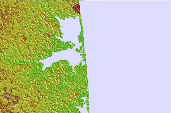 Surf spots located close to Indian River (Southside)