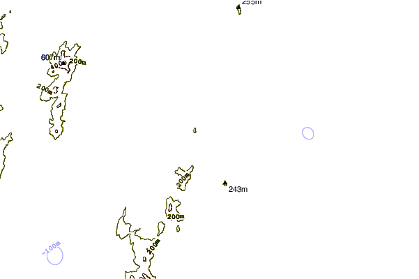Shoreline around Ingleses