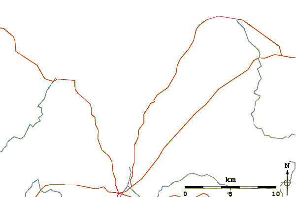 Roads and rivers around Inishcrone