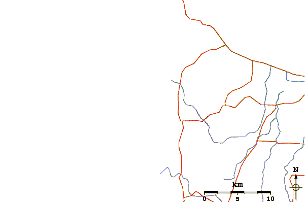 Roads and rivers around Injidup Carpark