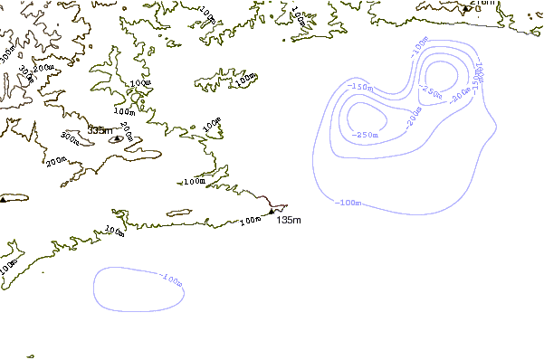 Shoreline around Inner Pool