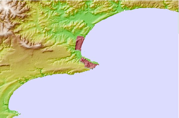 Surf breaks located close to Inner Pool
