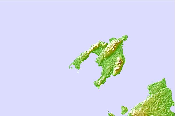 Surf breaks located close to Inside Panaitan Rights