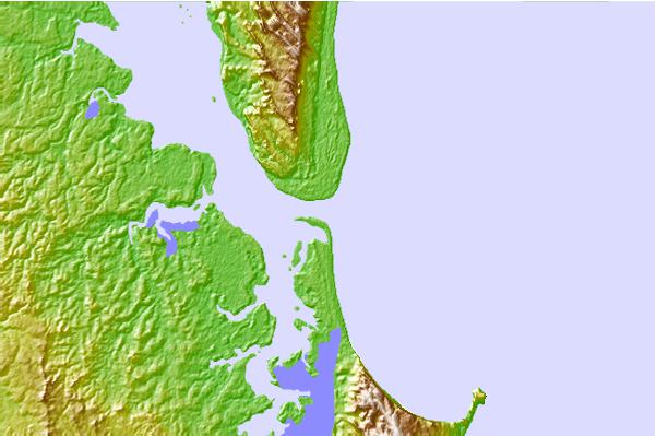 Surf spots located close to Inskip Point