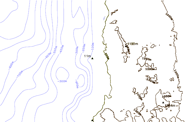 Shoreline around Intendencia