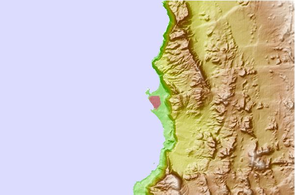 Surf spots located close to Intendencia