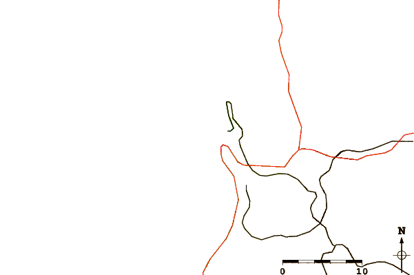 Roads and rivers around Intendencia