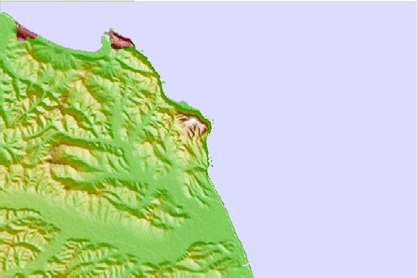 Surf spots located close to Il-Sasso (Sassi Neri Beach)