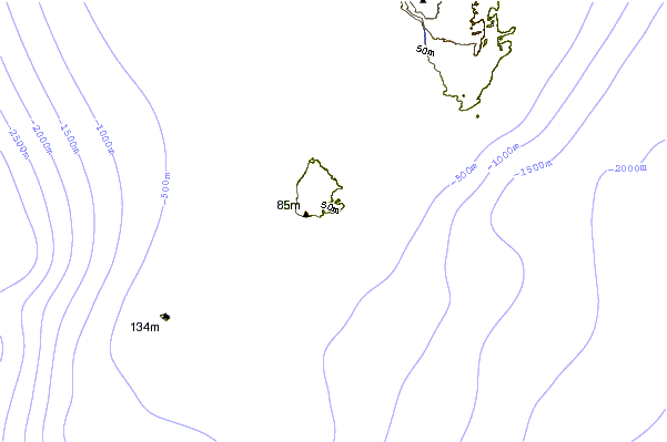 Shoreline around Isla Beata
