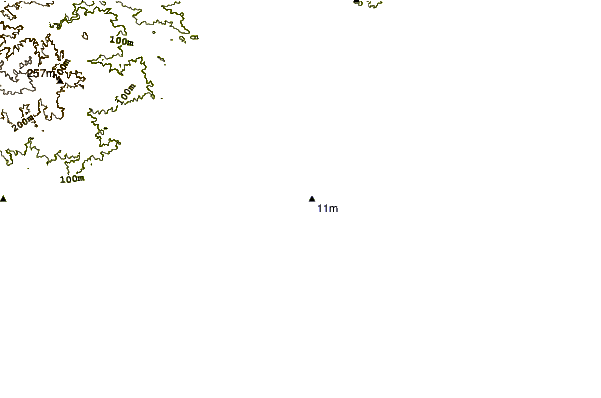 Shoreline around Isla Canela
