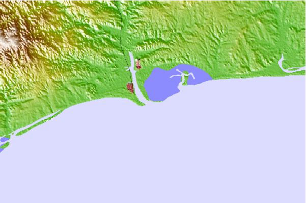 Surf spots located close to Isla Canela