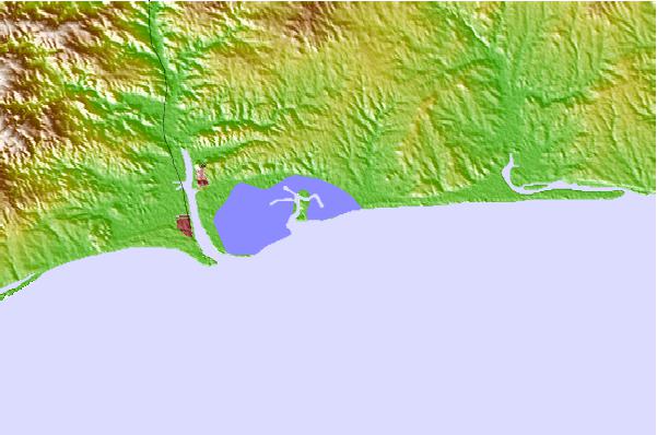 Surf spots located close to Playa Central