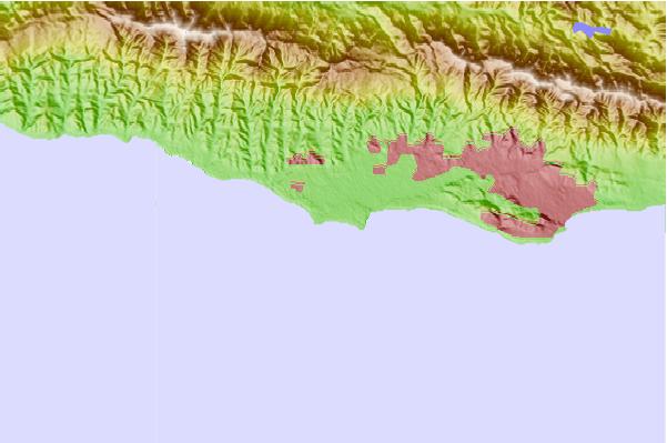 Surf spots located close to Isla Vista